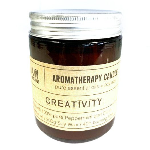 Velas para Aromaterapia de Soja - Creatividad