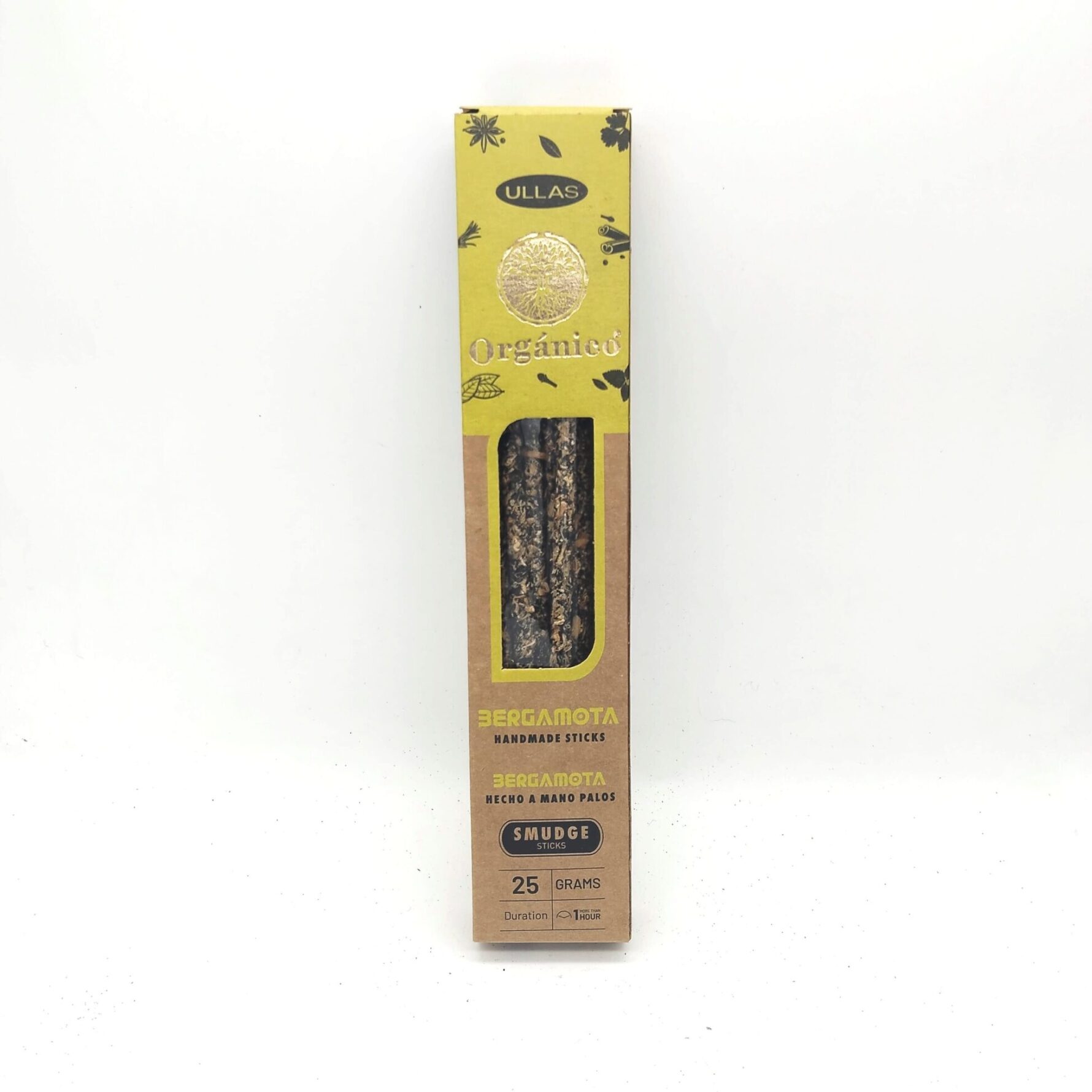 INCIENSO ORGANICO BERGAMOTA ULLAS