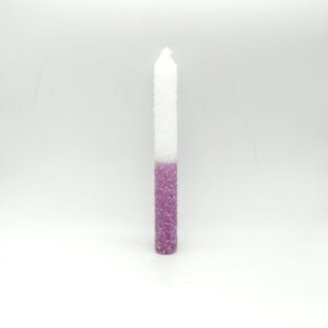 VELA SAL MORADA BLANCA