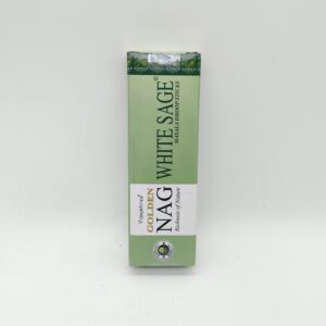 Incienso Dhoop de Salvia Blanca,VIJAYSHREE GOLDEN NAG