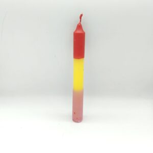 VELA ROSA AMARILLA ROJA