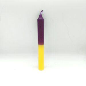 VELA AMARILLA MORADA