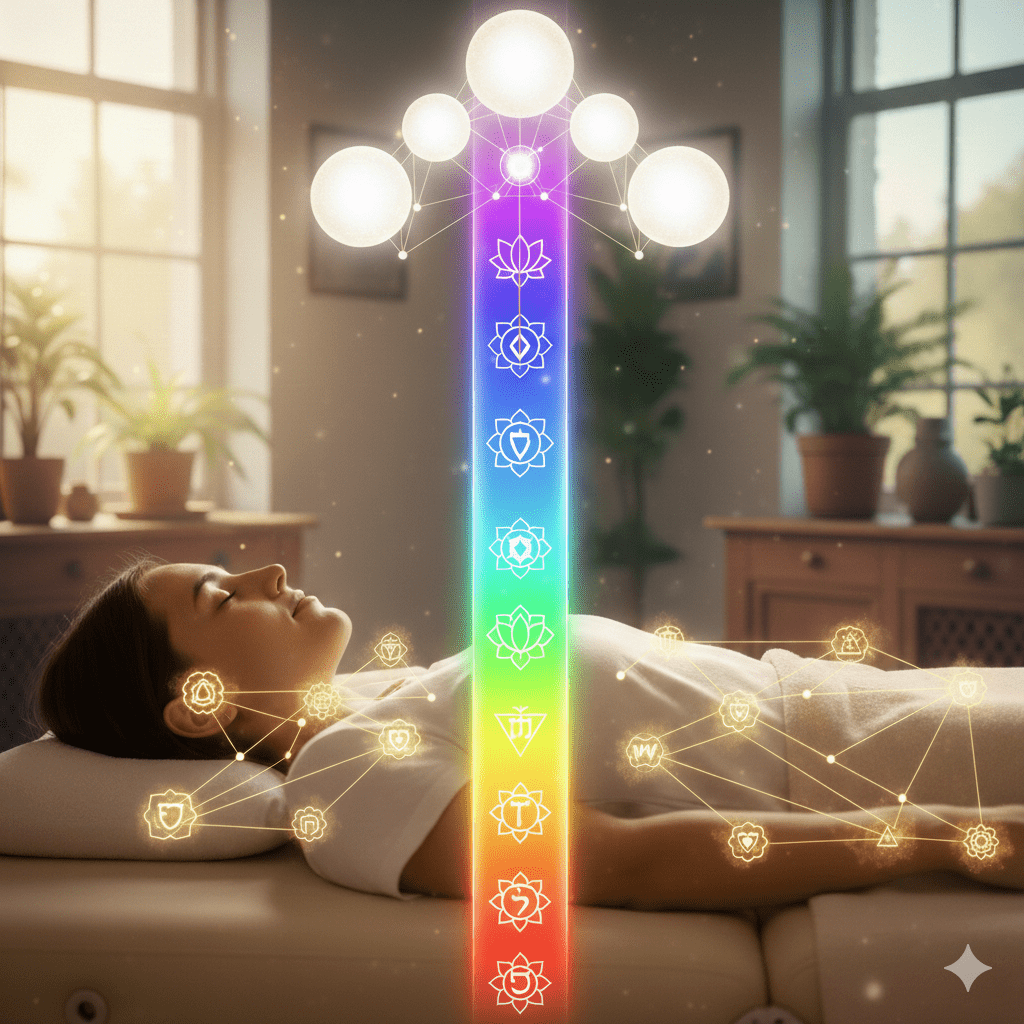 Alineación de Centros Energéticos (CHAKRAS): Tu Estructura de Luz